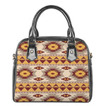 Tribal Southwestern Navajo Pattern Print Shoulder Handbag
