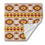 Tribal Southwestern Navajo Pattern Print Silk Bandana