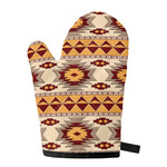 Tribal Southwestern Navajo Pattern Print Single Oven Mitt
