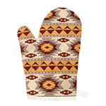 Tribal Southwestern Navajo Pattern Print Single Oven Mitt