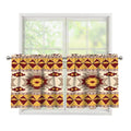 Tribal Southwestern Navajo Pattern Print Tier Curtains