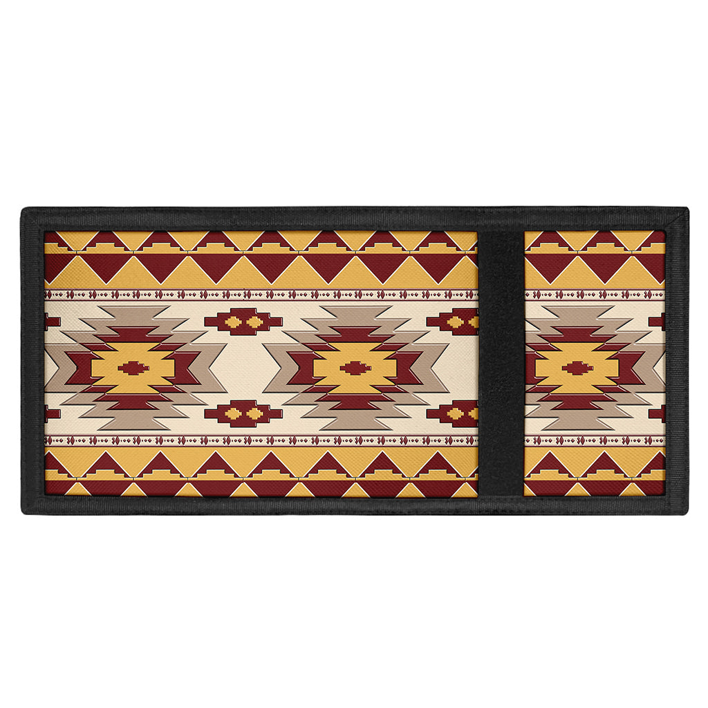 Tribal Southwestern Navajo Pattern Print Trifold Wallet