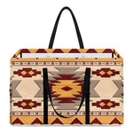 Tribal Southwestern Navajo Pattern Print Utility Tote Bag