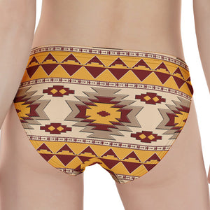 Tribal Southwestern Navajo Pattern Print Women's Panties