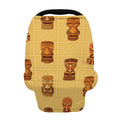 Tribal Tiki Mask Pattern Print Baby Seat Cover