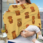 Tribal Tiki Mask Pattern Print Baby Seat Cover