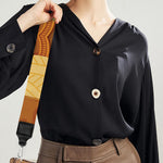 Tribal Tiki Mask Pattern Print Bag Strap