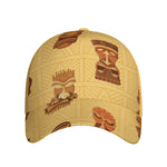 Tribal Tiki Mask Pattern Print Baseball Cap