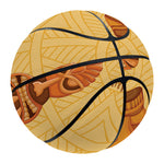 Tribal Tiki Mask Pattern Print Basketball
