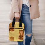 Tribal Tiki Mask Pattern Print Bible Tote Bag