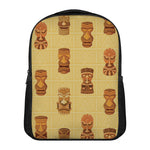 Tribal Tiki Mask Pattern Print Casual Backpack