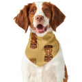 Tribal Tiki Mask Pattern Print Dog Bandana