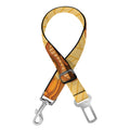 Tribal Tiki Mask Pattern Print Dog Seat Belt