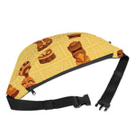 Tribal Tiki Mask Pattern Print Fanny Pack