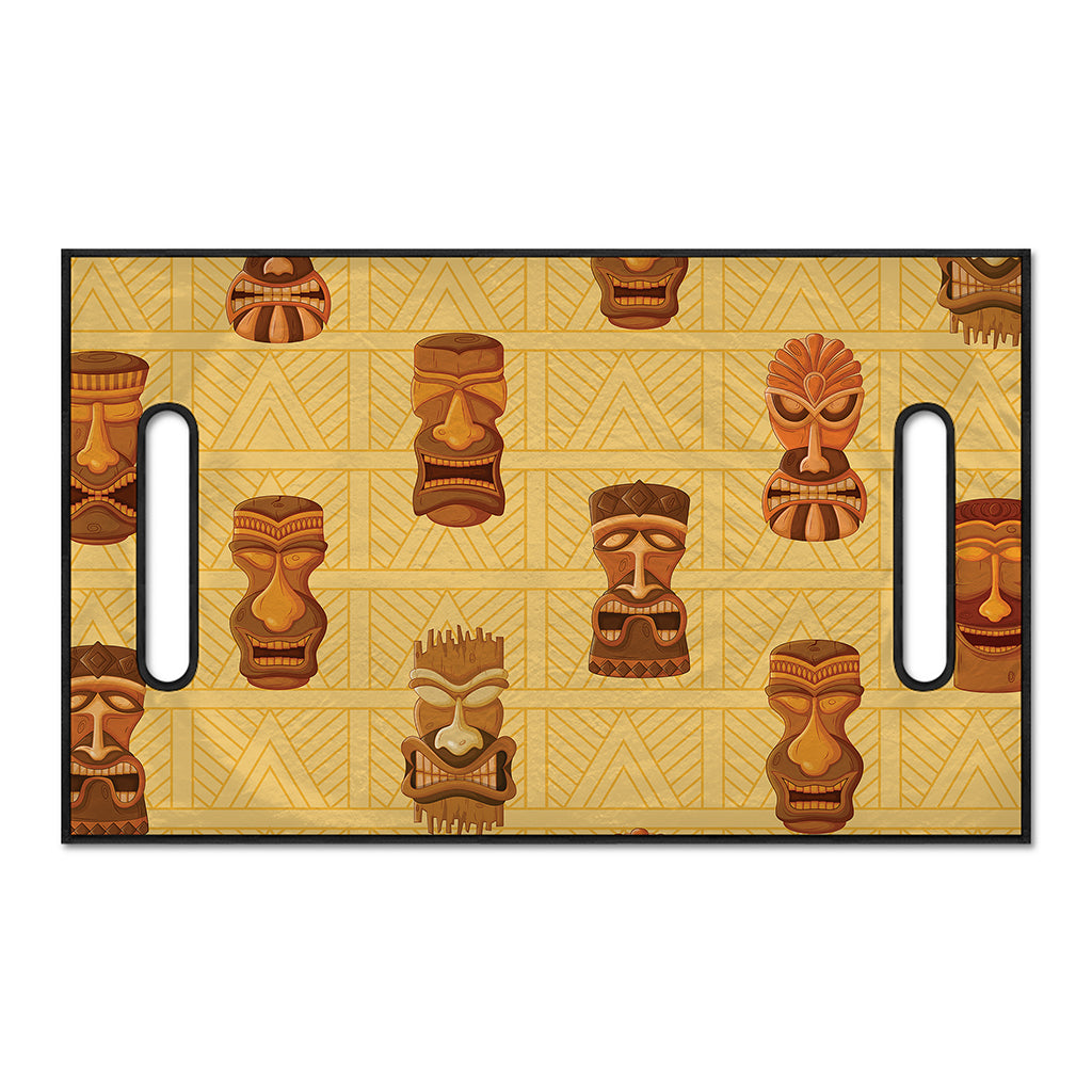 Tribal Tiki Mask Pattern Print Golf Cart Seat Cover