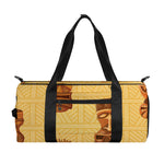Tribal Tiki Mask Pattern Print Gym Bag