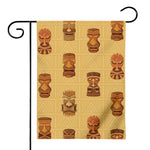 Tribal Tiki Mask Pattern Print House Flag