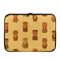 Tribal Tiki Mask Pattern Print Laptop Sleeve