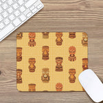 Tribal Tiki Mask Pattern Print Mouse Pad