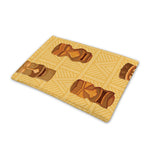 Tribal Tiki Mask Pattern Print Pet Cooling Mat Cover