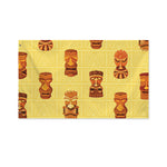 Tribal Tiki Mask Pattern Print Polyester Flag