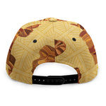 Tribal Tiki Mask Pattern Print Snapback Cap