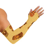 Tribal Tiki Mask Pattern Print Sun Protection Arm Sleeves