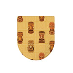 Tribal Tiki Mask Pattern Print Toilet Lid Cover