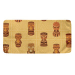 Tribal Tiki Mask Pattern Print Towel
