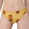 Tribal Tiki Mask Pattern Print Women's Panties