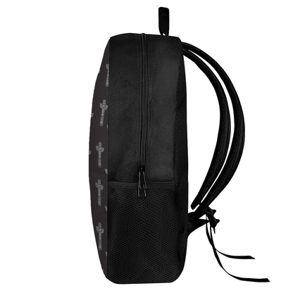 Tribal Totem Pattern Print 17 Inch Backpack