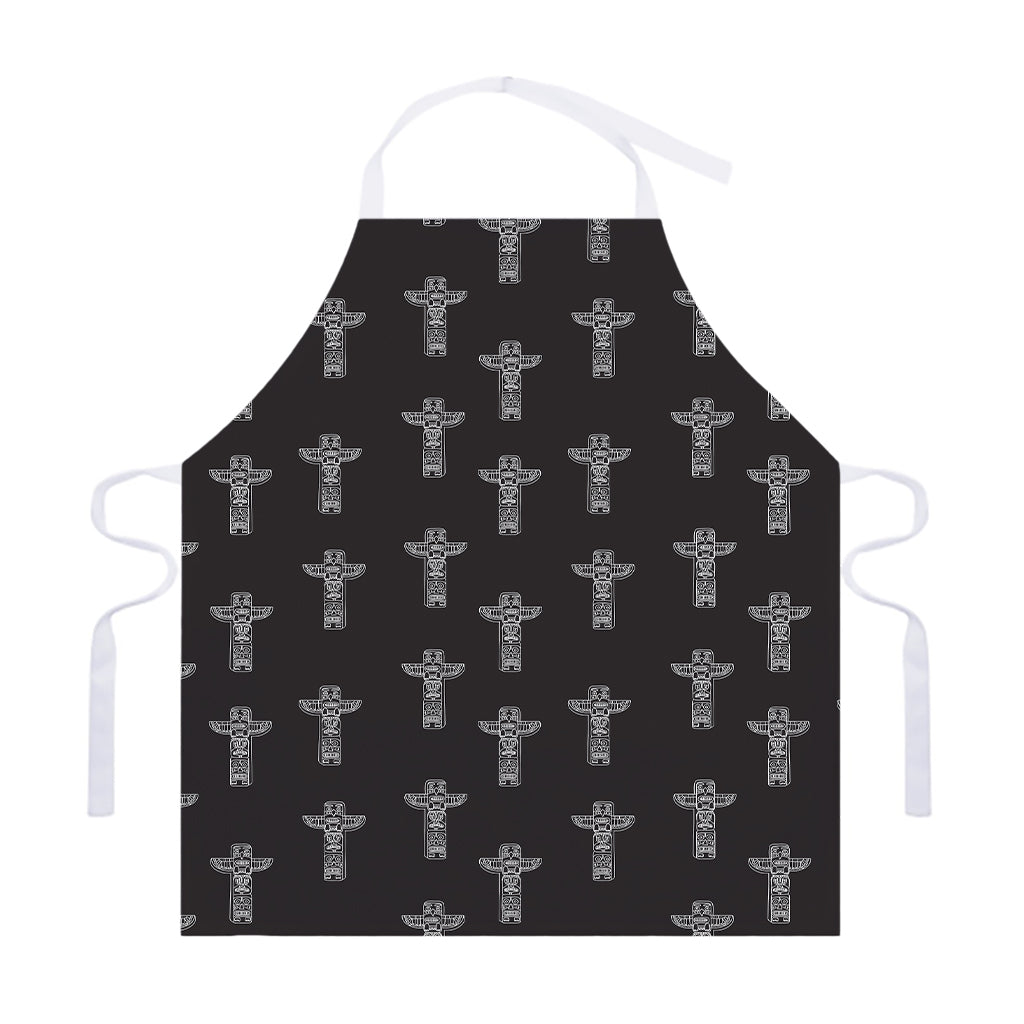 Tribal Totem Pattern Print Adjustable Apron