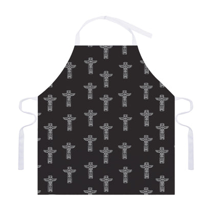 Tribal Totem Pattern Print Adjustable Apron