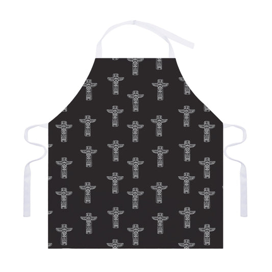 Tribal Totem Pattern Print Adjustable Apron