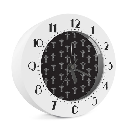 Tribal Totem Pattern Print Alarm Clock