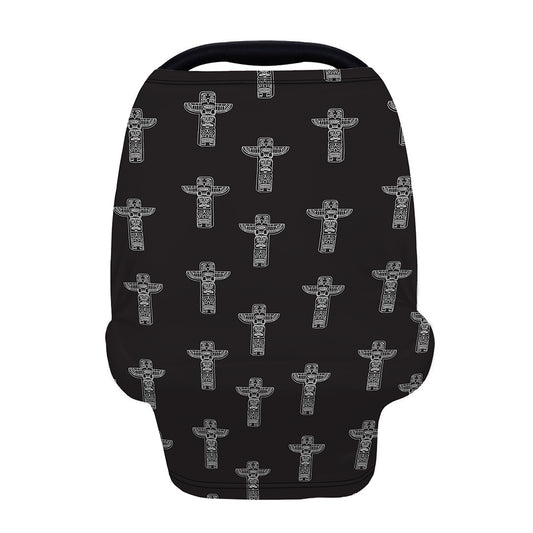 Tribal Totem Pattern Print Baby Seat Cover