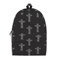 Tribal Totem Pattern Print School Backpack