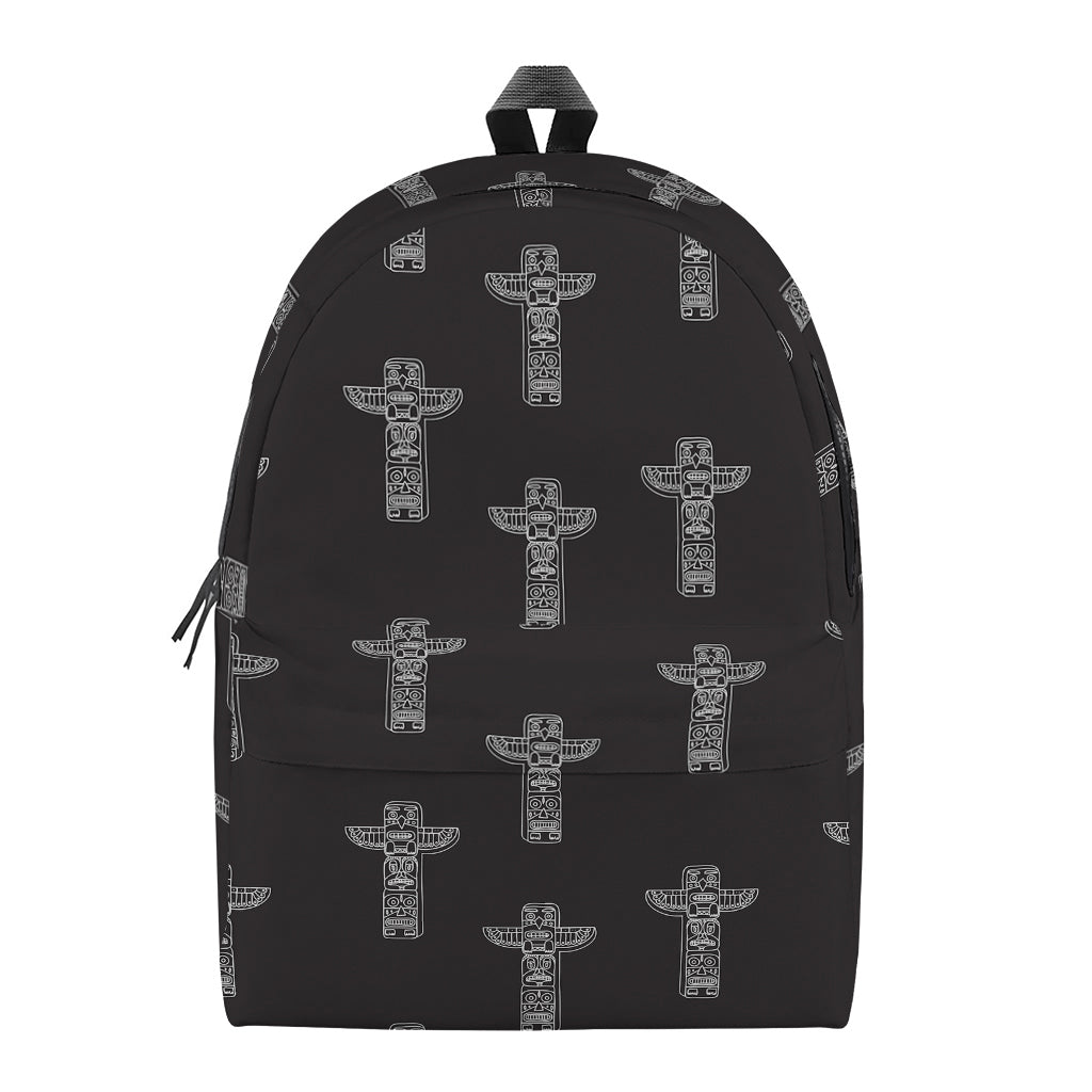 Tribal Totem Pattern Print Backpack