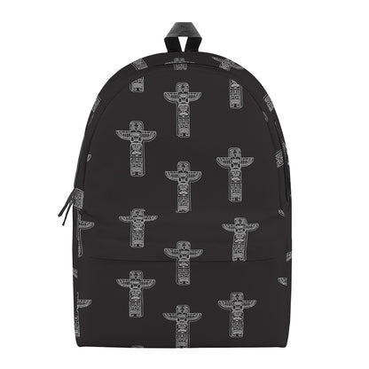 Tribal Totem Pattern Print Backpack
