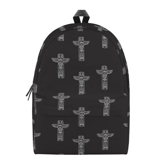 Tribal Totem Pattern Print Backpack