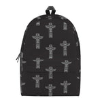 Tribal Totem Pattern Print Backpack