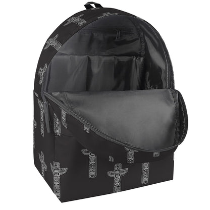 Tribal Totem Pattern Print Backpack