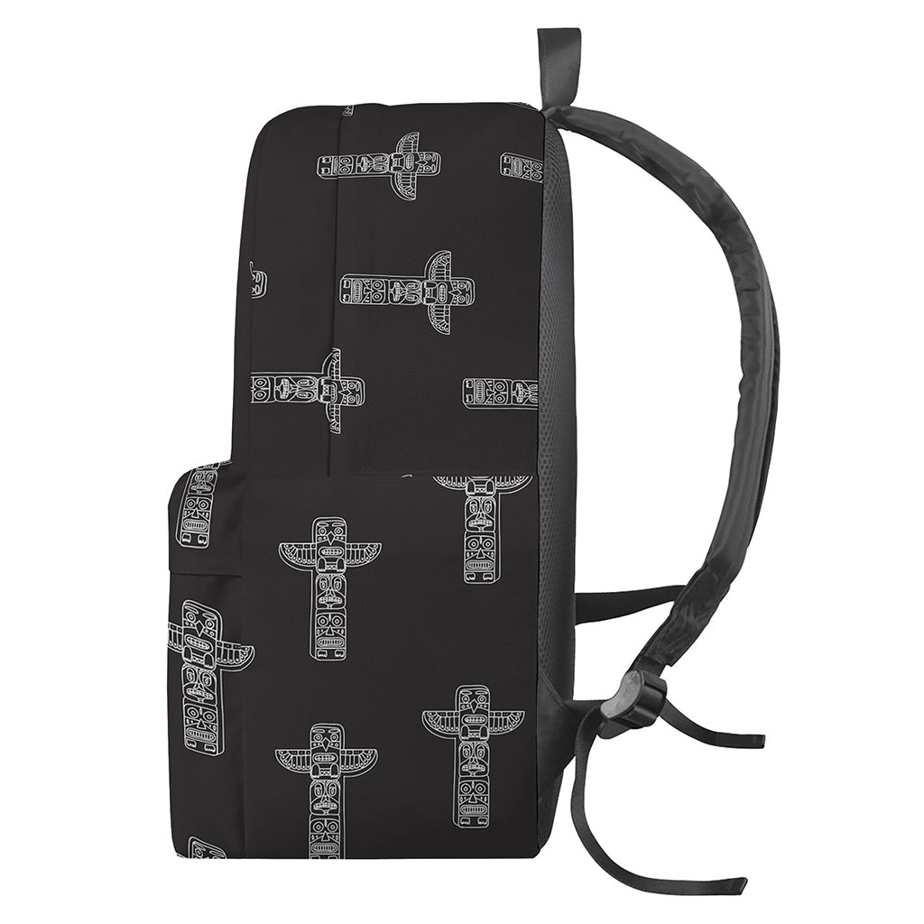 Tribal Totem Pattern Print Backpack