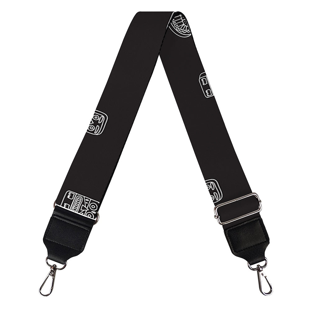 Tribal Totem Pattern Print Bag Strap