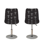 Tribal Totem Pattern Print Bar Stool Covers