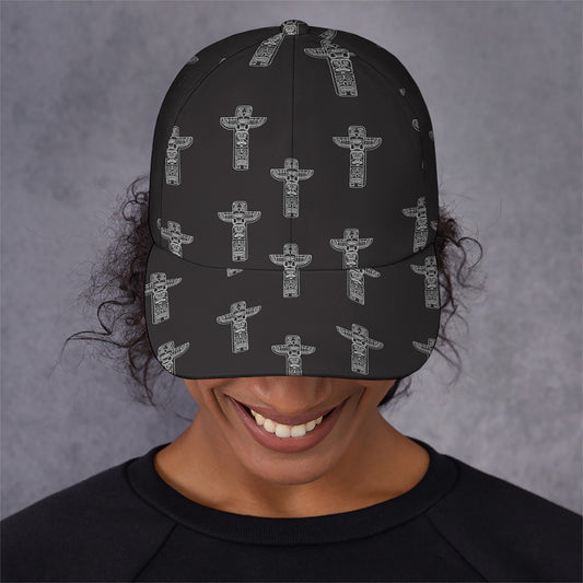 Tribal Totem Pattern Print Baseball Cap