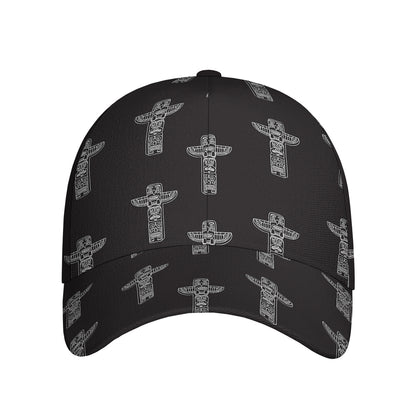 Tribal Totem Pattern Print Baseball Cap