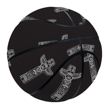 Tribal Totem Pattern Print Basketball
