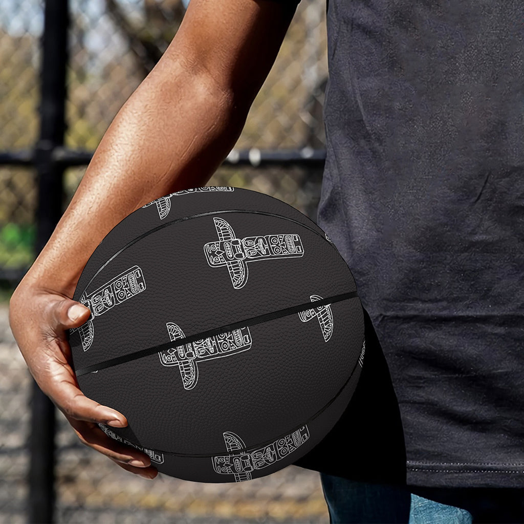 Tribal Totem Pattern Print Basketball