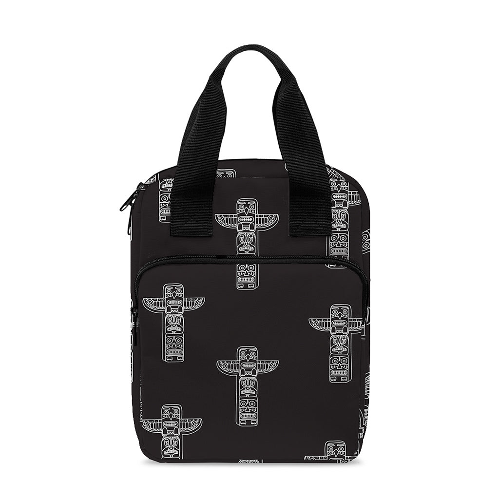 Tribal Totem Pattern Print Bible Tote Bag